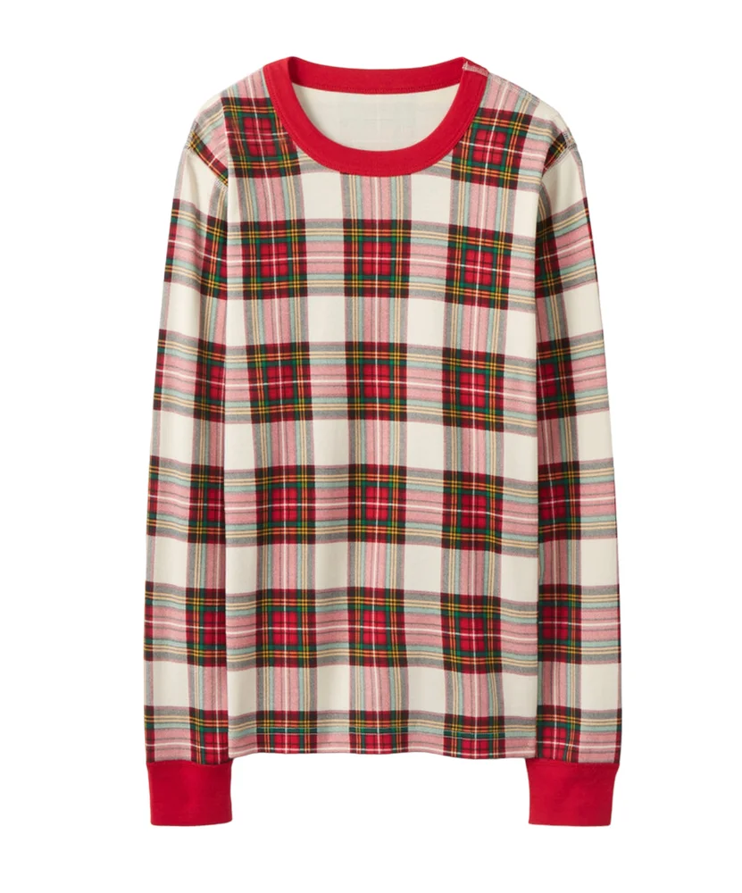 Hanna Andersson Organic Cotton Soft Plaid Matching Pajama Set Women Size XLarge
